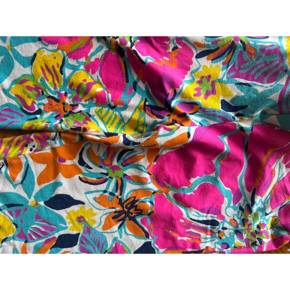 Lilly Pulitzer Georgia May Palazzo Pants – XS, Tropical Print Wide Leg - Picture 3 of 7